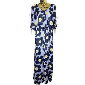 4 x $25 Masc London floral cold shoulder maxi dress size 4